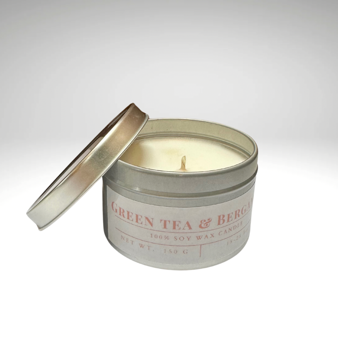 Green Tea & Bergamot Soy Candle
