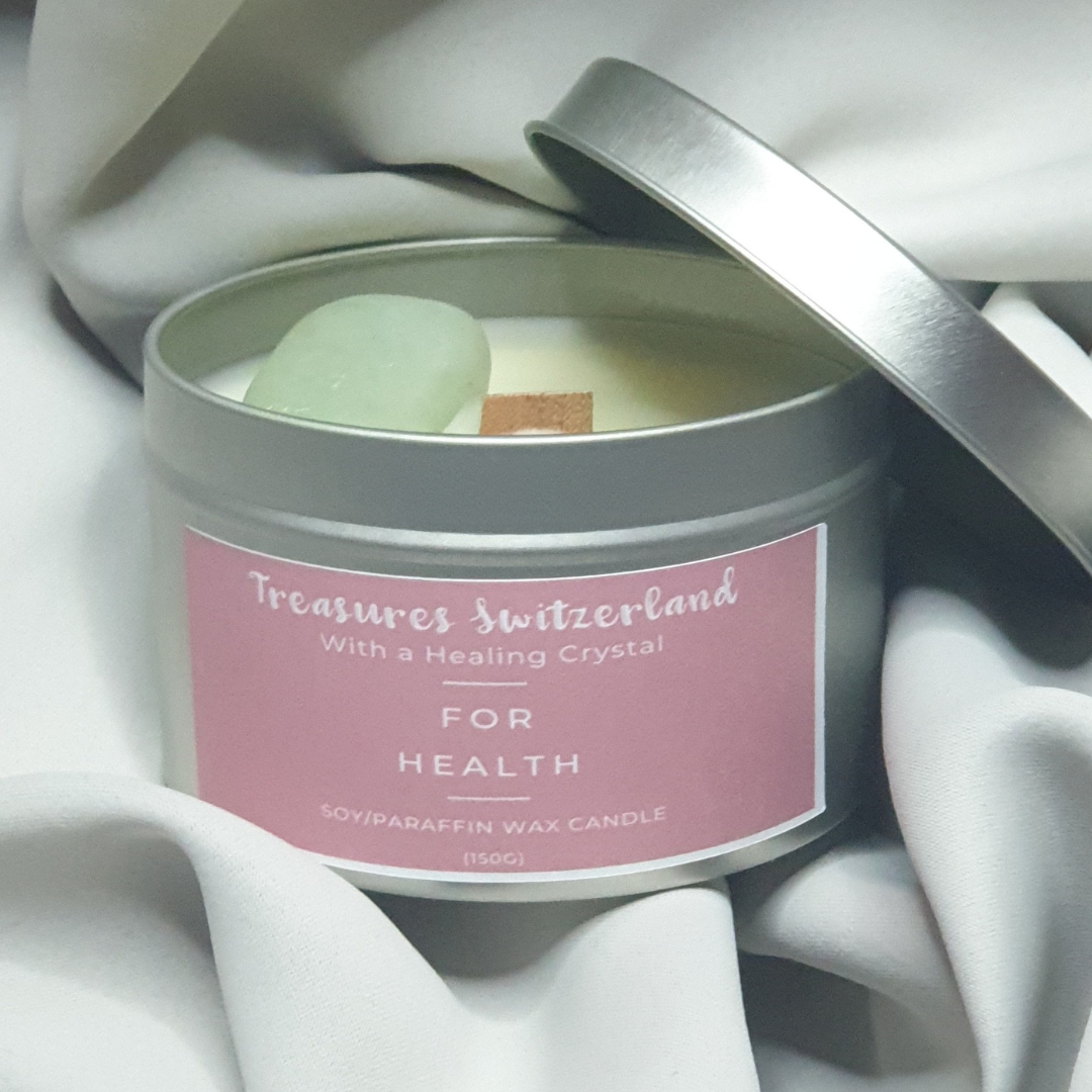 Candles with Crystals