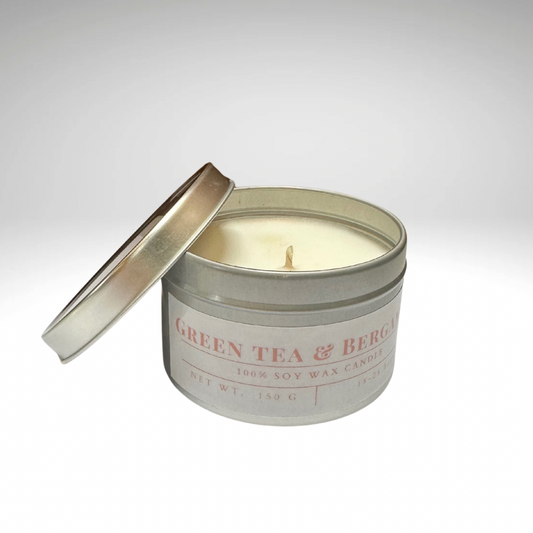 Green Tea & Bergamot Soy Candle